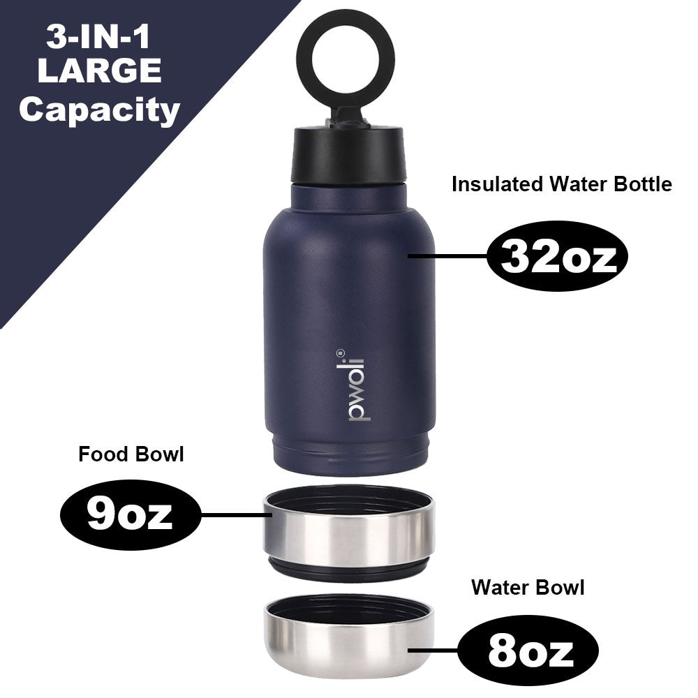 Pwoli 32oz Water Bottle 3-in-1